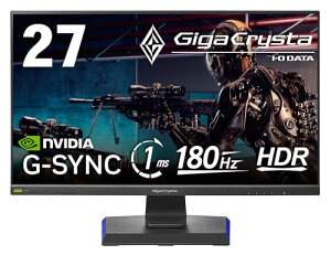LCD-GD271JD GigaCrysta 27�^ �t��HD�Q�[�~���O���j�^�[ 180Hz