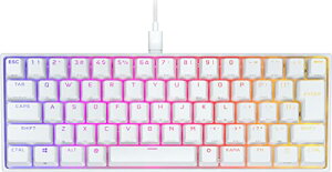 CORSAIR K65 RGB MINI 60%���J�j�J���Q�[�~���O�L�[�{�[�h Cherry MX �X�C�b�`�̗p �z���B�g CH-9194114-JP ���{��z��
