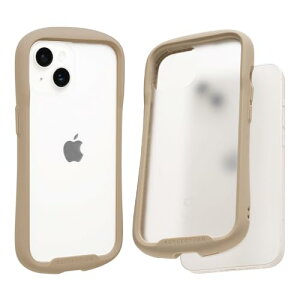 iFace Reflection Frost iPhone 14 �P�[�X �t���X�g�N���A �����K���X (�t���X�g/�x�[�W��)