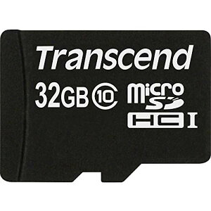 �����f�� Transcend microSDHC�J�[�h 32GB Class10 �ϊ��A�_�v�^���� TS32GUSDC10