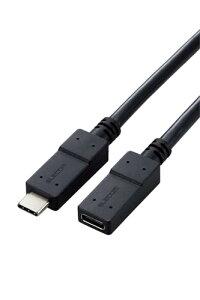�G���R�� usb c �P�[�u�� ���� Type C Type C 5Gbps �[�d�퉄�� USB Power Delivery�Ή� �u���b�N 1m USB3-ECC10BK