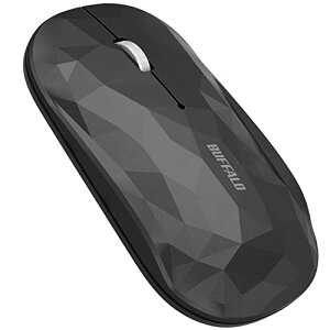 �o�b�t�@���[ �}�E�X Bluetooth ���C�����X FLEXUS ���^ 3�{�^�� �É� BlueLED MIL�K�i���� BSMBB335GBK