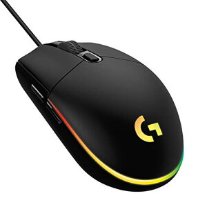 Logicool G �Q�[�~���O�}�E�X G203 �L�� �Q�[�~���O �}�E�X USB �ڑ� G203-BK �y�� 85g LIGHTSYNC RGB 6�v���O�����{�^�� �u���b�N PC windows mac �������K�i �t�@�C�i���t�@���^�W�[ XIV �������f��
