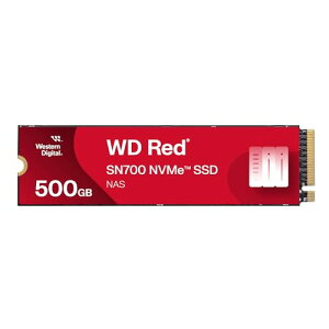 Western Digital (�E�G�X�^���f�W�^��) 500GB WD Red SN700 NVMe �����\���b�h�X�e�[�g�h���C�u SSD NAS�f�o�C�X�p - Gen3 PCIe M.2 2280 �ő�3,430MB/s - WDS500G1R0C
