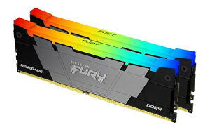 �L���O�X�g�� Kingston FURY �f�X�N�g�b�vPC�p������ DDR4 3200MT/�b 8GB2�� Kingston FURY Renegade ���l�Q�[�h RGB 2023���f�� CL16 KF432C16RB2AK2/16 RGB LED
