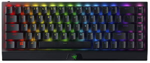 Razer �Q�[�~���O�L�[�{�[�h ���C�����X BlackWidow V3 Mini HyperSpeed Yellow Switch 2.4GHz Bluetooth �ő�200���ԃo�b�e���[���� ���J�j�J�� �C�G���[�� 65%���C�A�E�g Chroma RGB �_�u���V���b�g ABS �L�[�L���b