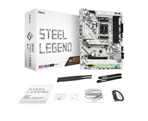 ASRock B650 Steel Legend WiFi AMD Ryzen (AM5) �Ή� DDR5 ATX �}�U�[�{�[�h �i
