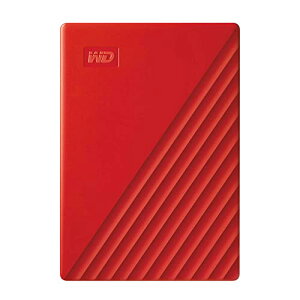 WD �|�[�^�u��HDD 2TB USB3.0 ���b�h My Passport �Í��� �p�X���[�h�ی� �O�t���n�[�h�f�B�X�N / ���[�J�[3�N WDBYVG0020BRD-WESN �����i
