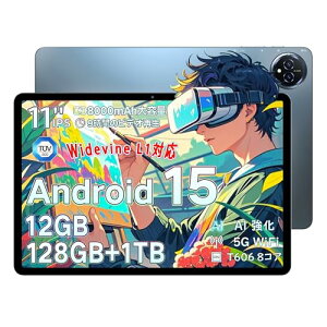 BMAX Android 15 ���o��bmax I11S �A���h���C�h 15 �^�u���b�g 11�C���`�A12GB+128GB+1TB�g���A8�R�ACPU T606 �AWidevine L1 Netflix�Ή�+8000mAh+11�C���`�^�u���b�g WiFi���f��+Type-C�[�d+5G WIFI �Q�[�~���O�^�u���b�g+