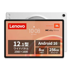 Lenovo Tab Plus �^�u���b�g (12.1�C���` ���C�h �p�l�� MediaTek Dimensity 7400�v���Z�b�T�[ 8GB 256GB Wi-Fi���f��) �Z���X�e�B�A���z���C�g ZAHT0134JP AndroidOS��p�X���[�u�P�[�X�t��