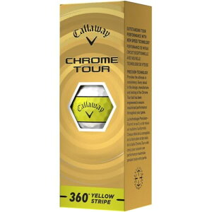 �L�����E�F�C(Callaway) �S���t�{�[�� CHROME TOUR 360° YELLOW STRIPE�{�[�� �X���[�u(3����) BL CG CHRM TR 26 360 YLW STRP 3B PK