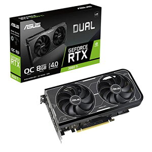 ASUS NVIDIA GeForce RTX 3060 TI OC Edition 8GB �r�f�I�J�[�h DUAL-RTX3060TI-O8GD6X / �����i