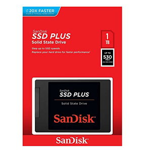 SanDisk �T���f�B�X�N ����SSD 2.5�C���` / SSD Plus 1TB / SATA3.0 / 3�N / SDSSDA-1T00-G26