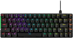 ASUS �Q�[�~���O�L�[�{�[�h ROG Falchion Ace 65%���C�A�E�g ROG NX���J�j�J���X�C�b�` �f���A��USB-C �^�b�`�p�l�� �t�@�C�i���t�@���^�W�[XIV�������f�� US�z�� �J�o�[�P�[�X�t�� ROG�X�C�b�`�X�^�r��