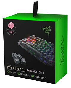 Razer PBT Keycap Quartz Pink - US �Q�[�~���O�L�[�L���b�v ���J�j�J���L�[�{�[�h�����p �s���N ��F���^ PBT �t���L�[�Ή� ���{�i