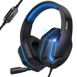 Acer �Q�[�~���O�w�b�h�Z�b�g�L�� OHW344�x���[�����O�t���[ �Q�[�~���O�w�b�h�z�� �v���d�l�����x�}�C�N 3D �T���E���h�T�E���h 50mm�h���C�o�[ 3.5mm �L�� ���̉��� �y�� �w�b�h�z�� �w�b�h�t�H