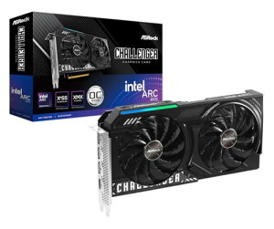 ASRock Intel Arc B570 Challenger PCIe 4.0�Ή� 2.6GHz 10GB OC GDDR6���� �����i B570 CL 10GO