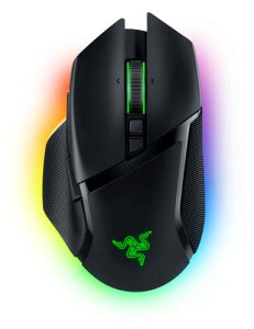 Razer ���C�U�[ Basilisk V3 Pro �Q�[�~���O�}�E�X ���C�����X Bluetooth ���� �ڑ� Focus Pro 30K �I�v�e�B�J���Z���T�[ 30,000DPI �� 3 ����I�v�e�B�J���}�E�X�X�C�b�` �����X�N���[���\�ȃ`���g�z�C�[