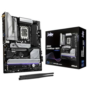 ASRock B860 LiveMixer WiFi Intel CPU LGA1851�Ή� DDR5 ATX �}�U�[�{�[�h�i