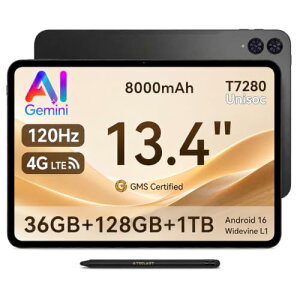 13�C���` 120Hz Android 16 �^�u���b�g 8000mAh Gemini AI 36GB�i8+28�j/128GB/2TB TECLAST