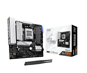 ASRock B850M Pro RS WiFi AMD Ryzen (AM5) �Ή� DDR5 Micro ATX �}�U�[�{�[�h �i