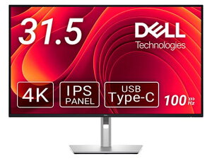 Dell �t���f�B�X�v���C P3225QE 31.5�^/38402160/HDMI�ADisplayPort�AUSB-C/�u���b�N/�X�s�[�J�[�F�Ȃ�