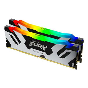 Kingston FURY Renegade RGB 32GB (2x16GB) 7200MT/s DDR5 CL38 DIMM �f�X�N�g�b�v������ (2�Z�b�g) / Intel XMP 3.0 / �ԊO�������e�N�m���W�[ / �I�[�o�[�N���b�N���萫 / KF572C38RSAK2-32