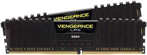 CORSAIR VENGEANCE LPX DDR4 ������ 32GB�i16GB2�j�ő�3200MHz�Ή� Intel XMP�Ή� CL18 �f�X�N�g�b�vPC�p �u���b�N CMK32GX4M2C3200C18