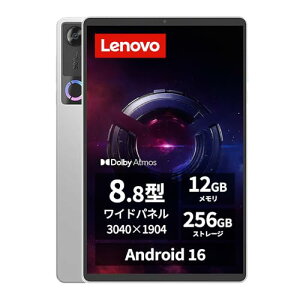 Lenovo Legion Tab (8.8, 5) �^�u���b�g (8.8�C���` ���C�h �p�l�� Qualcomm Snapdragon(R) 8 Elite Gen 5�v���Z�b�T�[ 12GB 256GB Wi-Fi���f��) �O���C�V���[�z���C�g ZAH20128JP AndroidOS