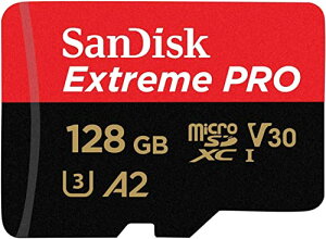 microSDXC 128GB SanDisk SanDisk SDSQXCD-128G-GN6MA Extreme PRO R:200MB/s W: 90MB/s UHS-I U3 V30 4K Ultra HD A2 Compatible with SD Adapter Included [���s�A���i]