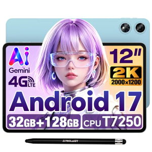 TECLAST M60 Android 17 �^�u���b�g 12�C���`�A20001200 2K���ʁA32GB+128GB+2TB�g���A8000mAh