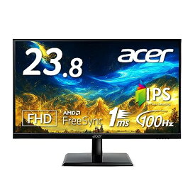 日本エイサー Acer スタンダードモニター 23.8インチ IPS フルHD 100Hz 1ms スピーカー・ヘッドホン端子搭載 HDMI1.4 AMD FreeSync EK241YEbmix