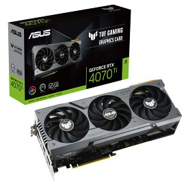 ASUS TUF Gaming GeForce RTX 4070 Ti ゲーミンググラフィックカード (PCIe 4.0 12GB GDDR6X HDMI 2.1a DisplayPort 1.4a)