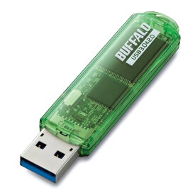 BUFFALO USB3.0対応 USBメモリ スタンダード 8GB グリーン RUF3-C8GA-GR