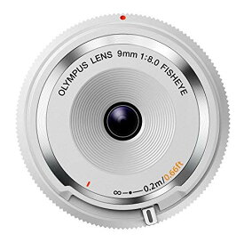 OLYMPUS ミラーレス一眼 9mm f8 フィッシュアイ ボディキャップレンズ ホワイト BCL-0980 WHT [並行輸入品]