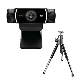 ロジクール Webカメラ C922n フルHD 1080P ストリーミング 撮影用 三脚 スタンド 付き オートフォーカス ステレオ マイク ウェブカメラ ウェブカム PC Mac ノートパソコン Zoom Skype 国内正規品 2年間メーカー保証