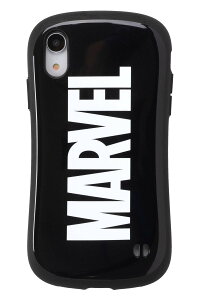 iFace First Class MARVEL iPhone XR �P�[�X [���S/�u���b�N]