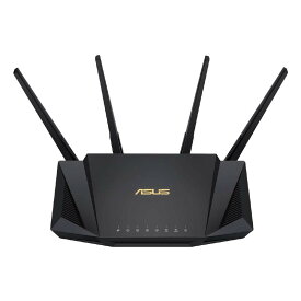 ASUS WiFi 無線 ルーター WiFi6 2402+574Mbps v6プラス/ OCNバーチャルコネクト対応デュアルバンド デュアルバンド RT-AX3000 V2 Broadcom クワッドコア CPU 1.7GHzメッシュセキュリティ機能付 3階建/4LDK