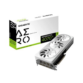 GIGABYTE NVIDIA GeForce RTX4070Ti搭載 グラフィックボード GDDR6X 12GB国内正規代理店 GV-N407TAERO OCV2-12GD