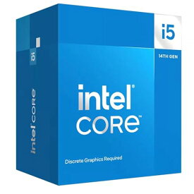 Intel CPU Corei5 14400F 第14世代 10(6P+4E) 4.70 GHz 代理店保証1年付/国内正規代理店品 BX8071514400F / AZ