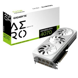 GIGABYTE NVIDIA GeForce RTX4070搭載 グラフィックボード GDDR6X 12GB国内正規代理店 GV-N4070AERO OC-12GD