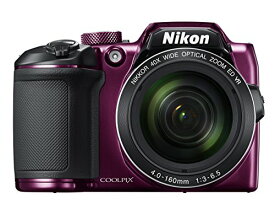 Nikon デジタルカメラ COOLPIX B500 光学40倍ズーム 1602万画素 単三電池 プラム B500PU