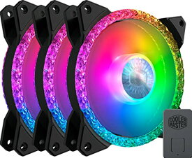 CoolerMaster MasterFan MF120 Prismatic 3in1 PCケースファン 120mm RGB搭載 3個パック MFY-B2DN-203PA-R1 FN1506