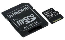 キングストン microSDカード Class 10 128GB UHS-I Nintendo Switch 動作確認済 アダプタ付 Canvas Select SDCS/128GB