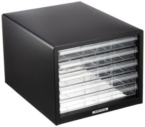 ナカバヤシ アバンテV2 レターケース B4 浅5段 BL-55 クロ