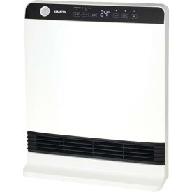 [山善] ヒーター パネル セラミックヒーター セラミックファンヒーター 大風量 人感センサー 温度センサー 省エネ 1200W 温風3段階切替 切タイマー 転倒オフスイッチ 足元 トイレ 脱衣所 ホワイト DSF-VU121(W)