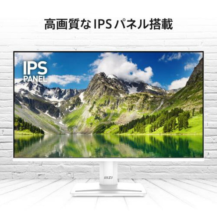 楽天市場】MSI PRO MP251W E2 モニター 24.5インチ/フルHD/IPSパネル 