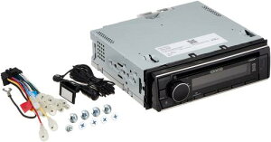 PEbh 1DINV[o[ U382BT MP3 WMA AAC WAV FLACΉ CD USB iPod Bluetooth KENWOOD