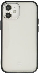 �O���}���f�B�[�Y IIIIfit Clear iPhone13 mini/12 mini(5.4�C���`)�Ή��P�[�X �u���b�N IFT-89BK
