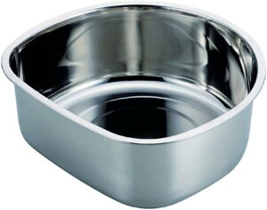 パール金属 D型 洗桶 25cm ステンレス製 アットアクア HB-4144